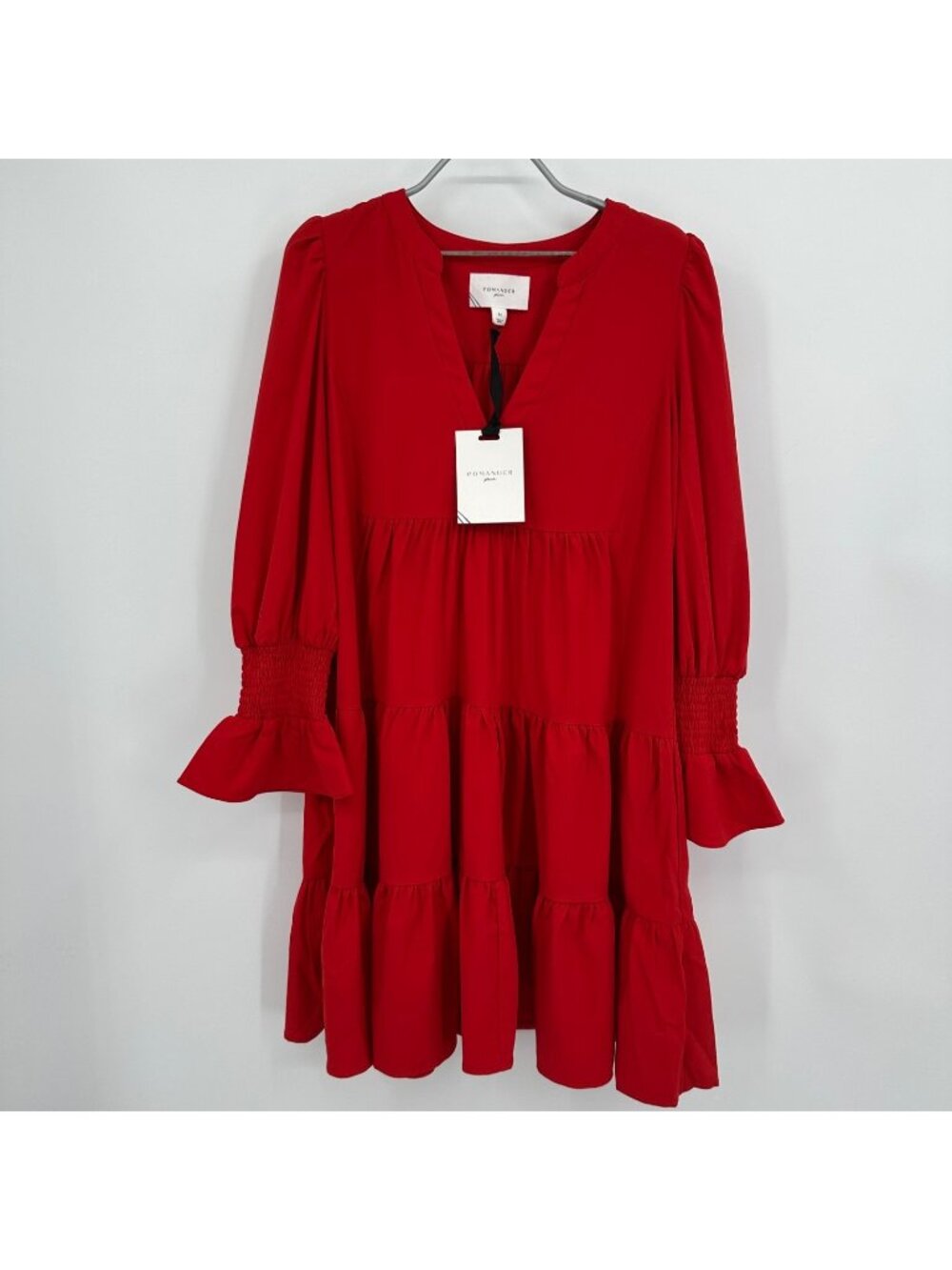 Pomander Place by Tuckernuck Red Stretch Crepe Kenzo Dress size M Medium NWT